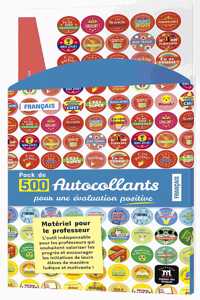 Pack de 500 autocollants pour l’evaluation en francais