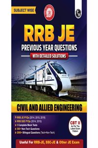 PW RRB JE Civil and Allied Engineering Subjectwise Previous Year Questions with Detailed Solutions | 2000+ Bilingual Questions | CBT ll As Per Latest Exam Pattern