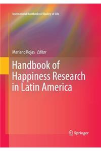 Handbook of Happiness Research in Latin America