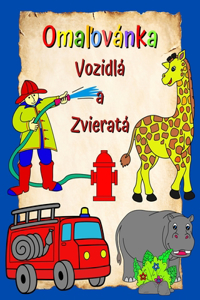 Omaľovánka Vozidlá a Zvieratá