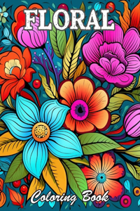 Floral Adult Coloring Book