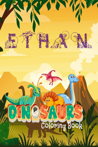 Ethan Dinosaures Coloring Book