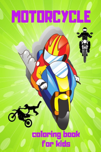 Motorcycle Coloring Book for Kids