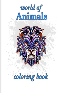 world of Animals coloring book