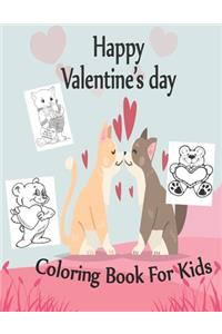 Happy Valentine's Day Coloring Book for Kids