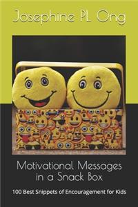 Motivational Messages in a Snack Box