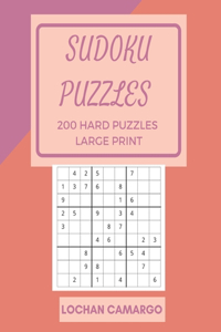 Sudoku puzzles 200 hard puzzles large print