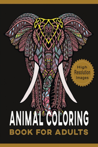 Animal Coloring Book for Adults