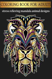 coloring book for adults stress relieving mandala animal designs