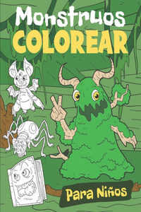 Colorear Monstruos para Niños