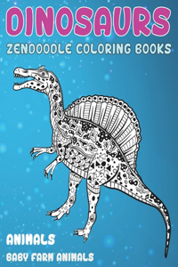 Zendoodle Coloring Books Baby Farm Animals - Animals - Dinosaurs