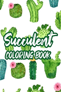 Succulent Coloring Book