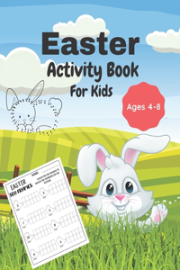 Easter Activity Book For Kids Ages 4-8