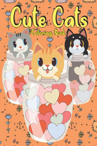 Cute Cats Coloring Book