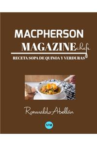 Macpherson Magazine Chef's - Receta Sopa de quinoa y verduras
