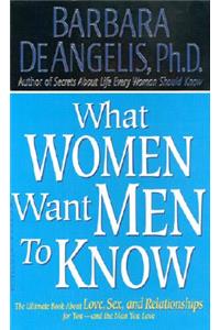 What Women Want Men to Know