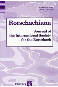 Rorschachiana Vol 31, 2010: Journal of the International Society for the Rorschach