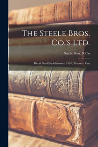 Steele Bros. Co.'s Ltd. [microform]