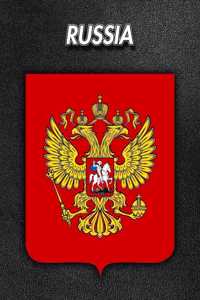 Russia: Coat of Arms - 2020 Weekly Calendar - 12 Months - 107 pages 8.5 x 11 in. - Planner - Diary - Organizer - Agenda - Appointment - Half Spread Wide Rul