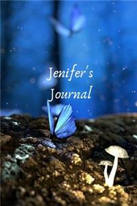 Jenifer's Journal: Personalized Lined Journal for Jenifer Diary Notebook 100 Pages, 6" x 9" (15.24 x 22.86 cm), Durable Soft Cover