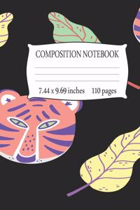 Composition Notebook 7.44 x 9.69 Inches 110 pages