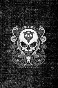 Curly skull notebook