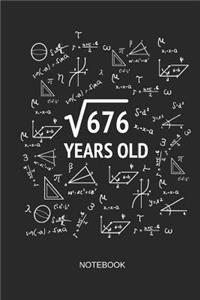 676 Years Old Notebook