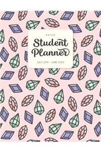 Dated Student Planner July 2019 - June 2020