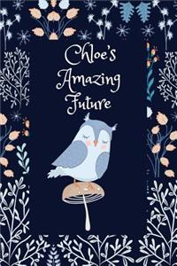 Chloe's Amazing Future: Owl Design. Personalised Goal Setting Journal for Teenage Girls and Young Women to Plan both Life-changing and Fun Activities