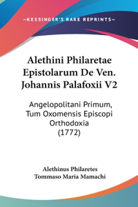 Alethini Philaretae Epistolarum de Ven. Johannis Palafoxii V2