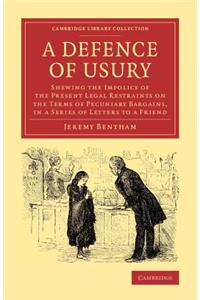 A Defence of Usury