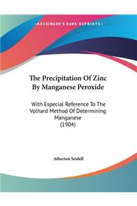 The Precipitation Of Zinc By Manganese Peroxide