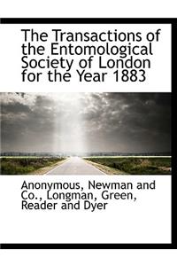 The Transactions of the Entomological Society of London for the Year 1883