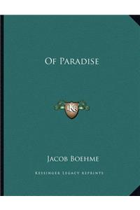 Of Paradise