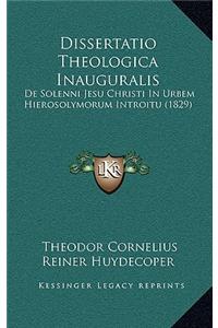 Dissertatio Theologica Inauguralis