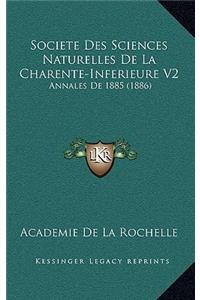 Societe Des Sciences Naturelles De La Charente-Inferieure V2