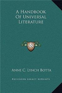 A Handbook Of Universal Literature