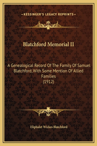Blatchford Memorial II