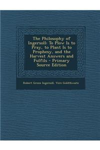 Philosophy of Ingersoll