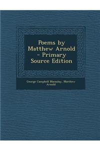Poems by Matthew Arnold
