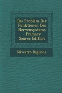 Das Problem Der Funktionen Des Nervensystems