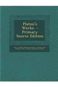 Platon's Werke. - Primary Source Edition