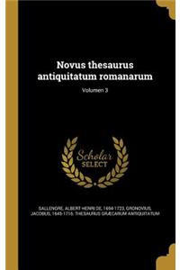Novus Thesaurus Antiquitatum Romanarum; Volumen 3