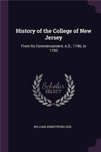 History of the College of New Jersey