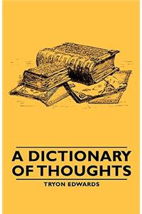 Dictionary Of Thoughts