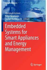 Embedded Systems for Smart Appliances and Energy Management