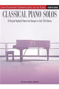 Classical Piano Solos - Fourth Grade