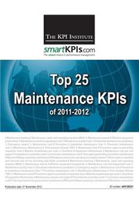Top 25 Maintenance KPIs of 2011-2012
