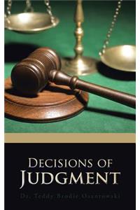 Decisions of Judgment