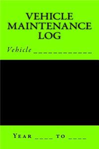 Vehicle Maintenance Log